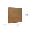 Wood Tic Tac Toe Game Board Tabletop Decor (11.8" x 11.8")